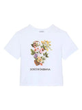 T-shirt with floral print from the brand Dolce&Gabbana