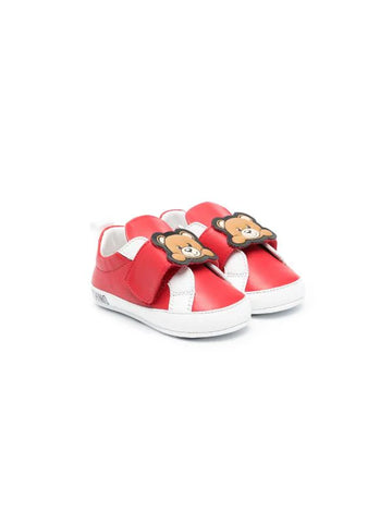 First steps shoes with Teddy Bear Moschino applique 75822