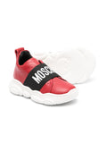 Zapatos rojos logo estampado Moschino 75902