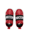 Zapatos rojos logo estampado Moschino 75902