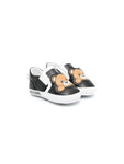 First steps shoes with Teddy Bear Moschino applique 75816