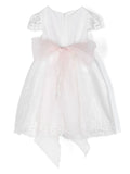 Girl's white 391 lace dress for girls by MIMILÚ brand