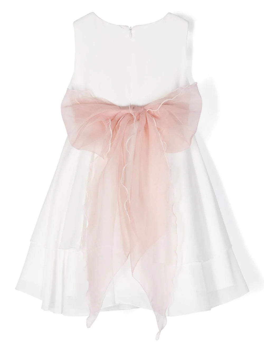 Vestido de ceremonia blanco 971 para niña de la marca MIMILÚ