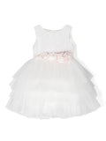 Vestido de ceremonia blanco 964 para niña de la marca MIMILÚ