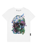 Philipp Plein crystal skull printed T-shirt