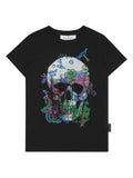 Philipp Plein crystal skull printed T-shirt