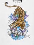 Camiseta estampado con Tigre de cristal Philipp Plein