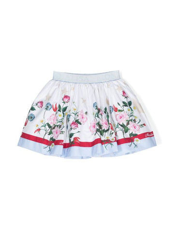 Skirt floral print from the brand MONNALISA