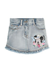 Clother´s for girls- MINI MOUSE printed denim skirt from the MONNALISA brand