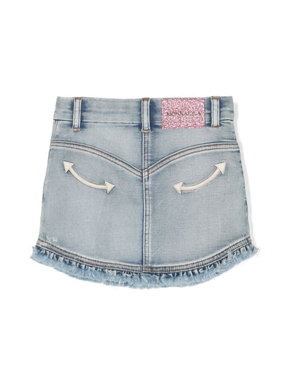 Ropa para niñas - falda vaquera estampado de MINI MOUSE de la marca MONNALISA