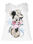 Dress for the girl with the print Minnie Mouse from Monnalisa brand