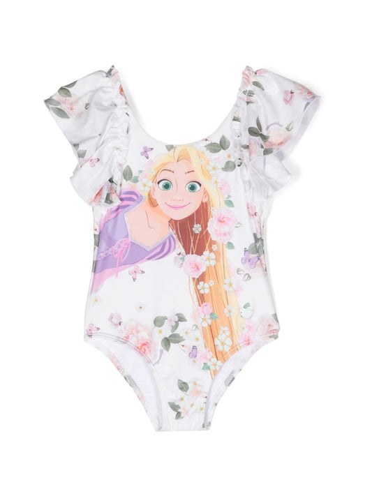 Bañador blanco estampado dibujo de Disney de la marca Monnalisa