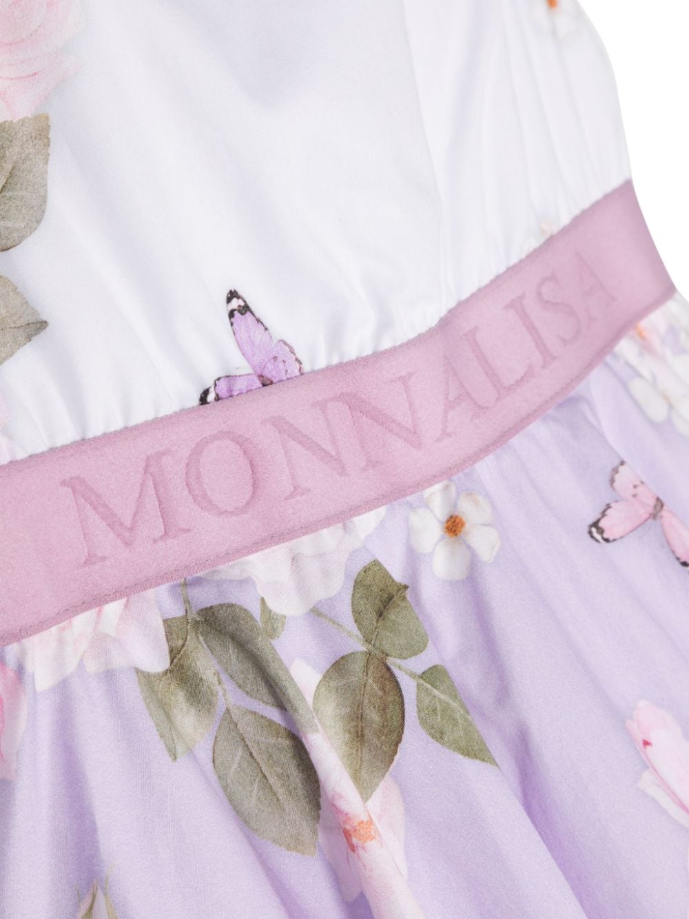 Floral motif dress dor the girl from the brand MONNALISA