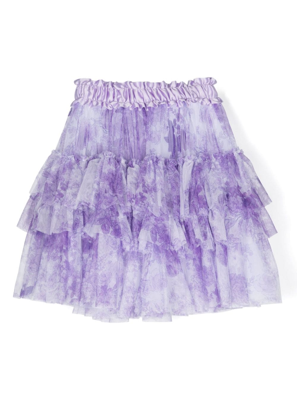 Childrenswear - floral print tutu skirt MONNALISA