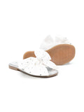 Sandalias planas blancos de la marca MONNALISA