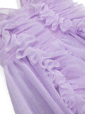 Lilac dress by the brand MONNALISA