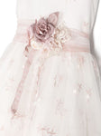 Floral ceremony dress 636 for girls of the brand MIMILÚ