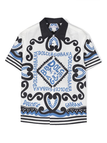Shirt with Dolce & Gabbana logo applique