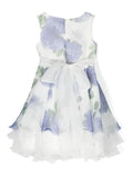 Floral ceremony dress 916 for girls of the brand MIMILÚ