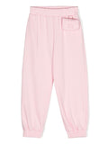 Pink sweatpants from the brand Fendi Kids