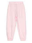 Pink sweatpants from the brand Fendi Kids