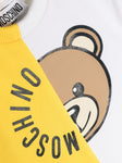 Childrenswear - Teddy Bear print yellow dress MOSCHINO