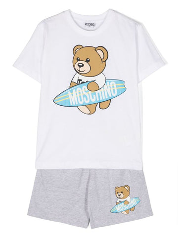 Ropa para niños - set de camiseta y pantalón corto con motivo Teddy Bear de la marca MOSCHINO