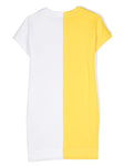 Childrenswear - Teddy Bear print yellow dress MOSCHINO