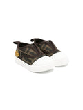 Zapatillas slip-on con monograma Fendi Kids