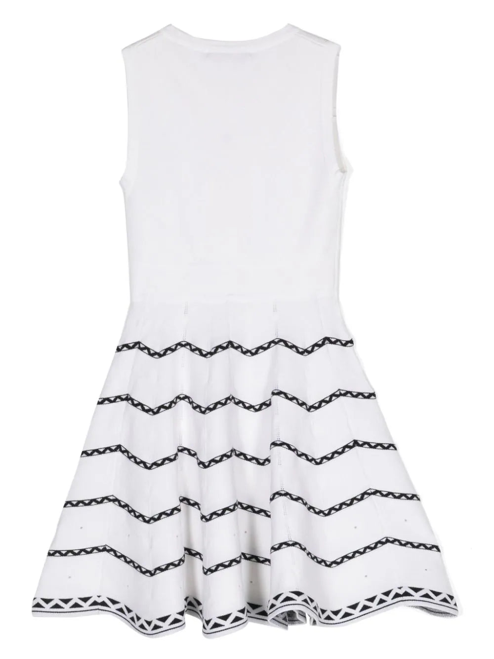 Woven dress with geometric motif for girls by the brand TWINSET
