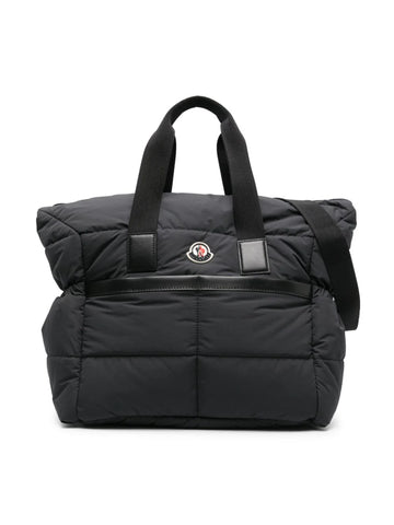 Padded diaper bag with MONCLER logo patch