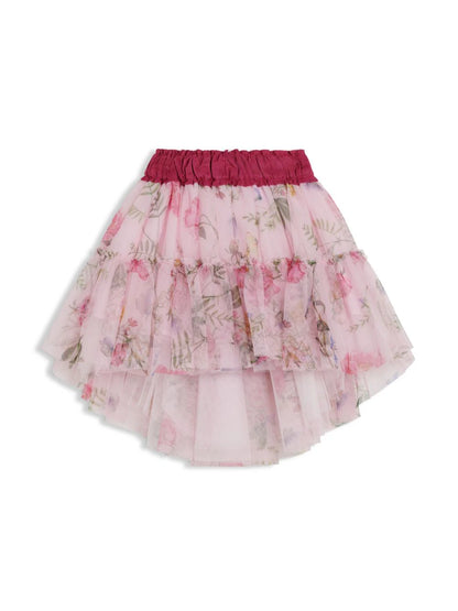 Childrenswear - floral print tutu skirt MONNALISA