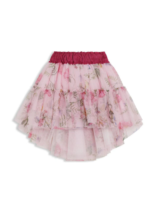 Childrenswear - floral print tutu skirt MONNALISA