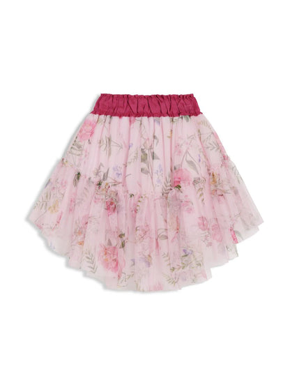 Childrenswear - floral print tutu skirt MONNALISA