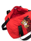 Bolso - pañalera de color rojo con motivo Teddy Bear MOSCHINO