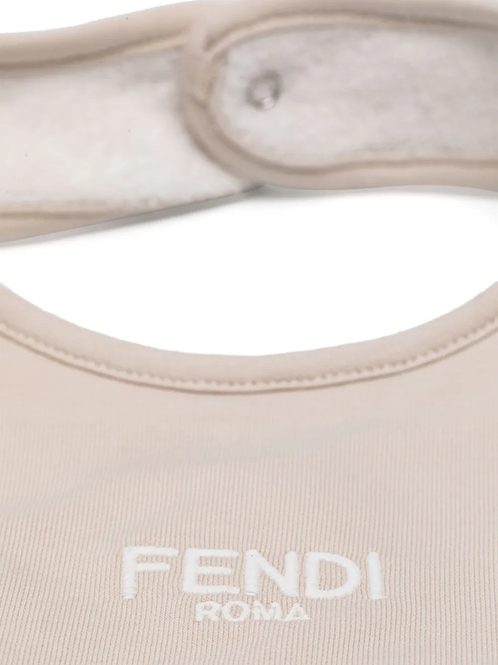 Conjunto para bebé de punto con logo beige de la marca FENDI kids