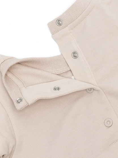 Conjunto para bebé de punto con logo beige de la marca FENDI kids