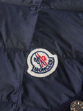 Garonna navy padded vest with  logo MONCLER