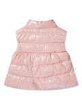 Hiva pink padded vest with logo MONCLER