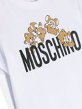 Ropa para niños -  camiseta blanca con estampado Teddy Bears  MOSCHINO