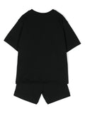 Children´s clothing- black set of the t-shirt and shorts by MOSCHINO