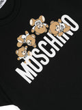 Ropa para niños -  camiseta negra  estampado Teddy Bears  MOSCHINO
