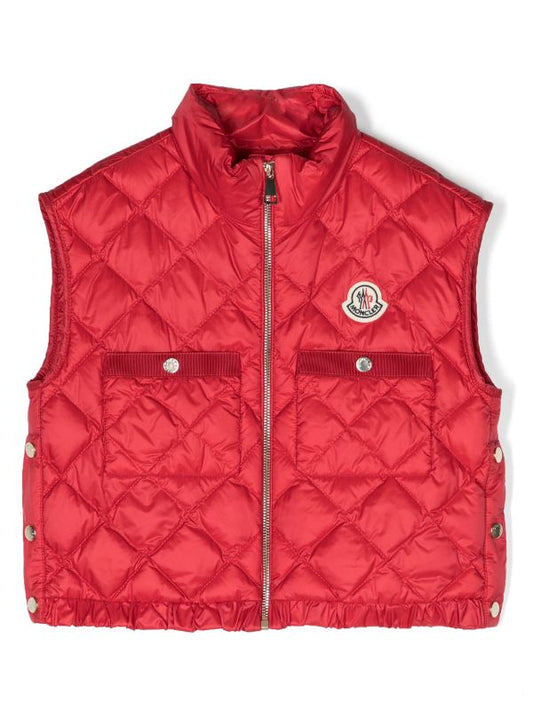 Chaleco rojo Garonna de la marca MONCLER para niña