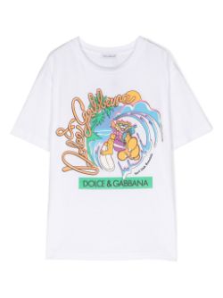 T-shirt with Hawaii motif by Dolce & Gabbana