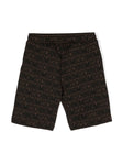 Children´s clothing- brown sport shorts by MOSCHINO