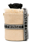 TWINSET logo Trim Bucket bag