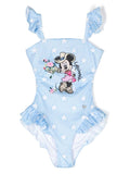 Bañador azul estampado Minnie Mouse de Monnalisa