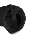 Black cap with logo print MOSCHINO