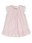 Pink dress for baby from the Paz Rodriguez brand.