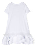 White/black dress for girl by the brand TWINSET